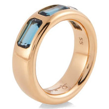 Load image into Gallery viewer, Pomellato Iconica Ring London Blue Topazes - Luce Jewelry