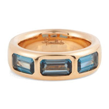 Load image into Gallery viewer, Pomellato Iconica Ring London Blue Topazes - Luce Jewelry