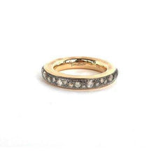 Load image into Gallery viewer, Pomellato Iconica Rose Gold Brown Diamond Pave Ring - Luce Jewelry