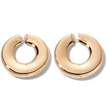 Load image into Gallery viewer, Pomellato Iconica Rose Gold Hoop Earrings - Luce Jewelry