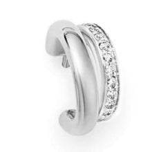 Load image into Gallery viewer, Pomellato Together Twin-Hoop Earrings White Gold Diamond - Luce Jewelry