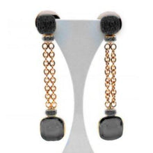 Load image into Gallery viewer, Pomellato Nudo Chain Earrings Obsidian Black Diamond - Luce Jewelry