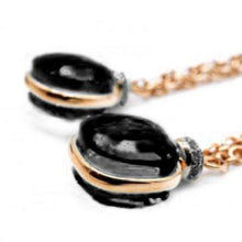 Load image into Gallery viewer, Pomellato Nudo Chain Earrings Obsidian Black Diamond - Luce Jewelry