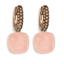 Load image into Gallery viewer, Pomellato Nudo Chocolate Earrings Light Brown Moonstone - Luce Jewelry