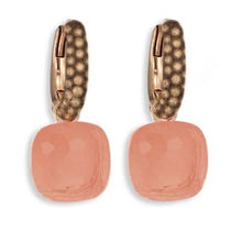 Load image into Gallery viewer, Pomellato Nudo Chocolate Earrings Orange Moonstone - Luce Jewelry
