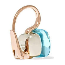 Load image into Gallery viewer, Pomellato Nudo Classic Hook Earrings Blue Topaz - Luce Jewelry