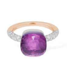 Load image into Gallery viewer, Pomellato Nudo Classic Ring Amethyst Diamond - Luce Jewelry