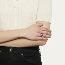 Load image into Gallery viewer, Pomellato Nudo Classic Ring Amethyst & Jade With Amethysts Pave - Luce Jewelry