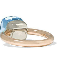 Load image into Gallery viewer, Pomellato Nudo Classic Ring Blue Topaz - Luce Jewelry