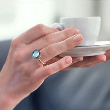 Load image into Gallery viewer, Pomellato Nudo Classic Ring Blue Topaz - Luce Jewelry