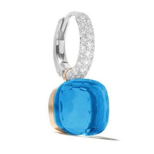 Load image into Gallery viewer, Pomellato Nudo Deep Blue Earrings London Blue Topaz and Turquoise-image2
