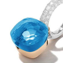 Load image into Gallery viewer, Pomellato Nudo Deep Blue Earrings London Blue Topaz and Turquoise-image3