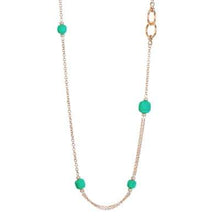 Load image into Gallery viewer, Pomellato Nudo Deep Blue Necklace Sky Blue Topaz and Chrysoprase-image1