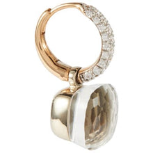 Load image into Gallery viewer, Pomellato Nudo Earrings White Topaz Diamond - Luce Jewelry