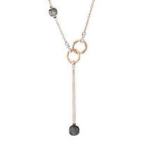 Load image into Gallery viewer, Pomellato Nudo Lariat Necklace Obsidian Black Diamond - Luce Jewelry
