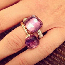 Load image into Gallery viewer, Pomellato Nudo Maxi Ring Amethyst Diamond - Luce Jewelry