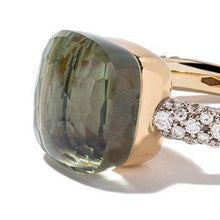 Load image into Gallery viewer, Pomellato Nudo Maxi Ring Prasiolite Diamond - Luce Jewelry