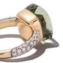 Load image into Gallery viewer, Pomellato Nudo Maxi Ring Prasiolite Diamond - Luce Jewelry