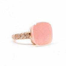 Load image into Gallery viewer, Pomellato Nudo Maxi Ring Rose Quartz Brown Diamond - Luce Jewelry