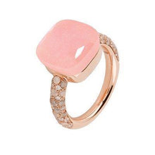 Load image into Gallery viewer, Pomellato Nudo Maxi Ring Rose Quartz Brown Diamond - Luce Jewelry