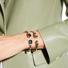 Load image into Gallery viewer, Pomellato Nudo Open Bangle London Blue Topaz Diamonds - Luce Jewelry