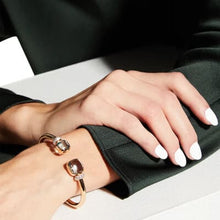 Load image into Gallery viewer, Pomellato Nudo Open Bangle Sky Blue Topaz Diamonds - Luce Jewelry