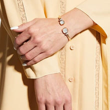 Load image into Gallery viewer, Pomellato Nudo Open Bangle White Topaz Mother-Of-Pearl Diamonds - Luce Jewelry