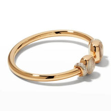 Load image into Gallery viewer, Pomellato Nudo Open Bangle White Topaz Mother-Of-Pearl Diamonds - Luce Jewelry