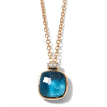 Load image into Gallery viewer, Pomellato Nudo Pendant London Blue Topaz Diamond 70cm - Luce Jewelry