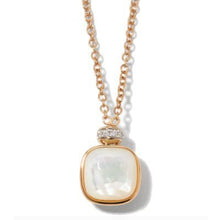 Load image into Gallery viewer, Pomellato Nudo PendantNecklace White Topaz & Mother-Of-Pearl Diamond 42CM - Luce Jewelry