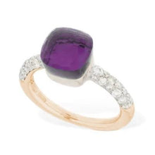 Load image into Gallery viewer, Pomellato Nudo Petit Ring Amethyst Diamond - Luce Jewelry