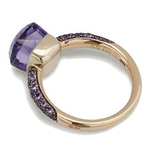 Load image into Gallery viewer, Pomellato Nudo Petit Ring Amethyst & Jade with Amethyst Pave - Luce Jewelry