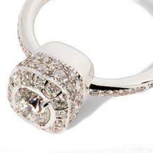 Load image into Gallery viewer, Pomellato Nudo Solitaire Petit Ring White Gold Diamond - Luce Jewelry