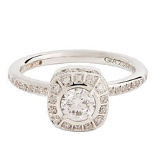 Load image into Gallery viewer, Pomellato Nudo Solitaire Petit Ring White Gold Diamond - Luce Jewelry