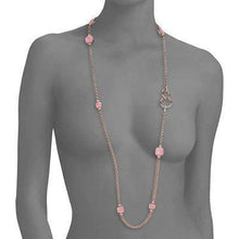 Load image into Gallery viewer, Pomellato Nudo Station Necklace Rose Quartz - Luce Jewelry