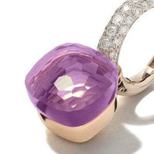 Load image into Gallery viewer, Pomellato Nudo Sway Earrings Amethyst Diamond - Luce Jewelry