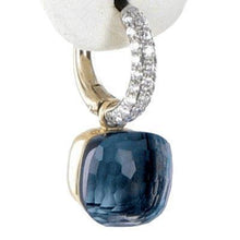 Load image into Gallery viewer, Pomellato Nudo Sway Earrings London Blue Topaz Diamond - Luce Jewelry