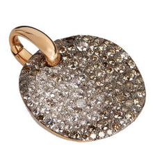 Load image into Gallery viewer, Pomellato Sabbia Brown & White Diamonds Pendant Top - Luce Jewelry