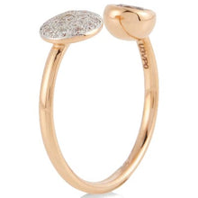 Load image into Gallery viewer, Pomellato Sabbia Open Ring White And Brown Diamonds - Luce Jewelry