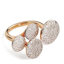 Load image into Gallery viewer, Pomellato Sabbia Open Ring White Diamonds - Luce Jewelry