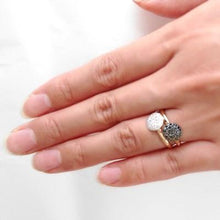 Load image into Gallery viewer, Pomellato Sabbia Ring Rounded Black Diamond S - Luce Jewelry