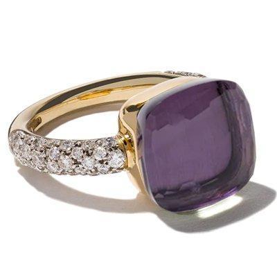 Pomellato Nudo Maxi Ring Amethyst Diamond-image1