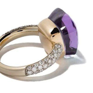 Pomellato Nudo Maxi Ring Amethyst Diamond-image3