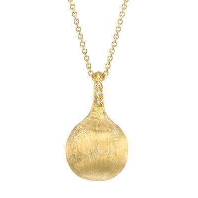 Marco Bicego Africa Boule 18K Yellow Gold and Diamond Pendant-image01
