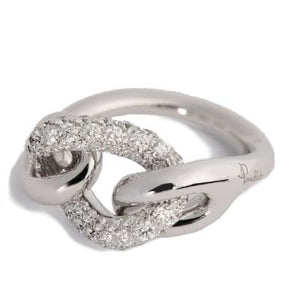 Pomellato Catene White Gold Ring Diamonds-image3