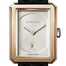 Load image into Gallery viewer, Chanel Boy-Friend M Quilted Pattern Beige Gold H6588 - Luce Jewelry
