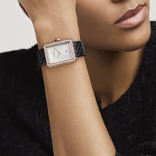 Load image into Gallery viewer, Chanel Boy-Friend M Quilted Pattern Diamond Bezel Beige Gold H6591 - Luce Jewelry
