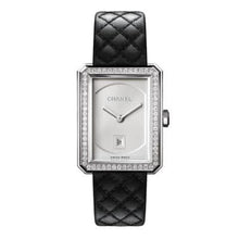 Load image into Gallery viewer, Chanel Boy-Friend M Quilted Pattern Diamond Bezel H6402 - Luce Jewelry
