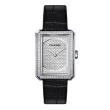 Load image into Gallery viewer, Chanel Boy-Friend M White Gold Diamond Bezel &amp; Dial H6674 - Luce Jewelry
