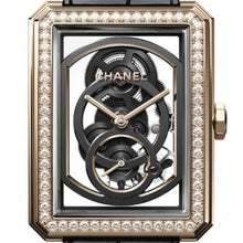 Load image into Gallery viewer, Chanel Boy-Friend Skeleton L Beige Gold Diamond Bezel H6595 - Luce Jewelry
